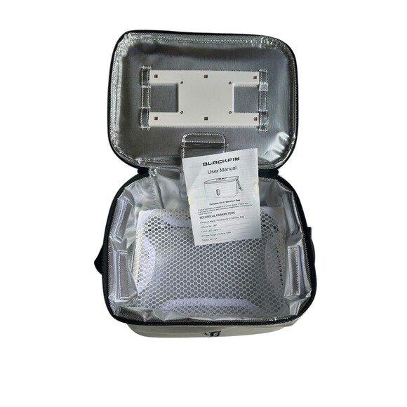 Black Fin Portable UV Sanitizer Bag XL 11L UV Light Sterilizer Masks Phones - Picture 12 of 16